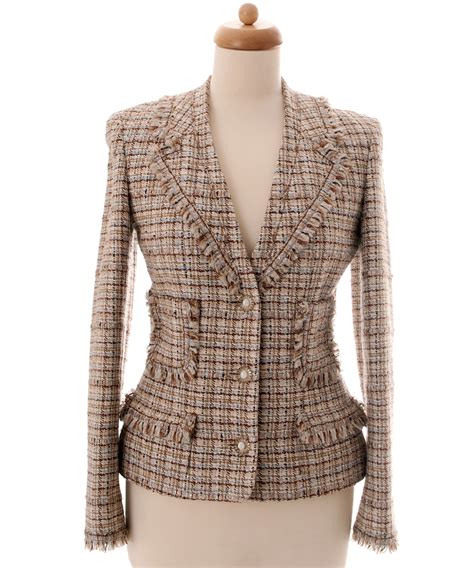 chanel tweed jacket shop online|chanel tweed jacket price.